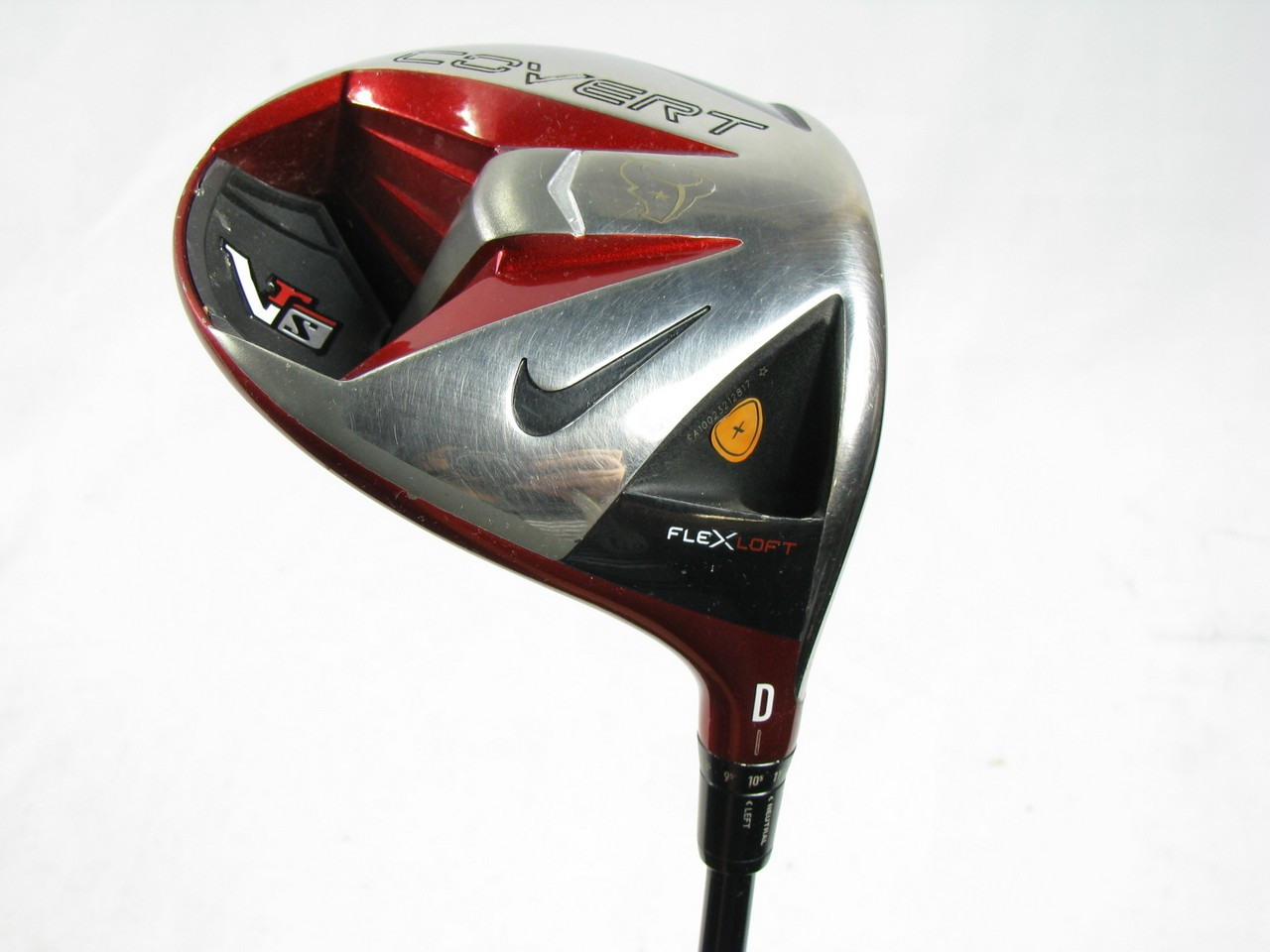 Nike VRS Covert Driver w/ Graphite Extra Stiff ( Houston Texans ) +Tool -  Clubs n Covers Golf