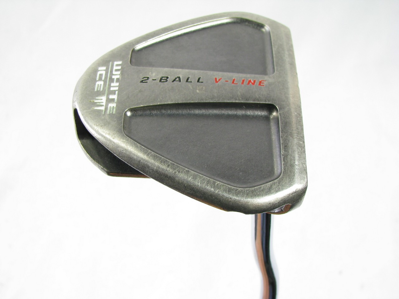 Odyssey White Ice 2Ball VLine Putter 33" w/ Super Stroke Slim 1.3