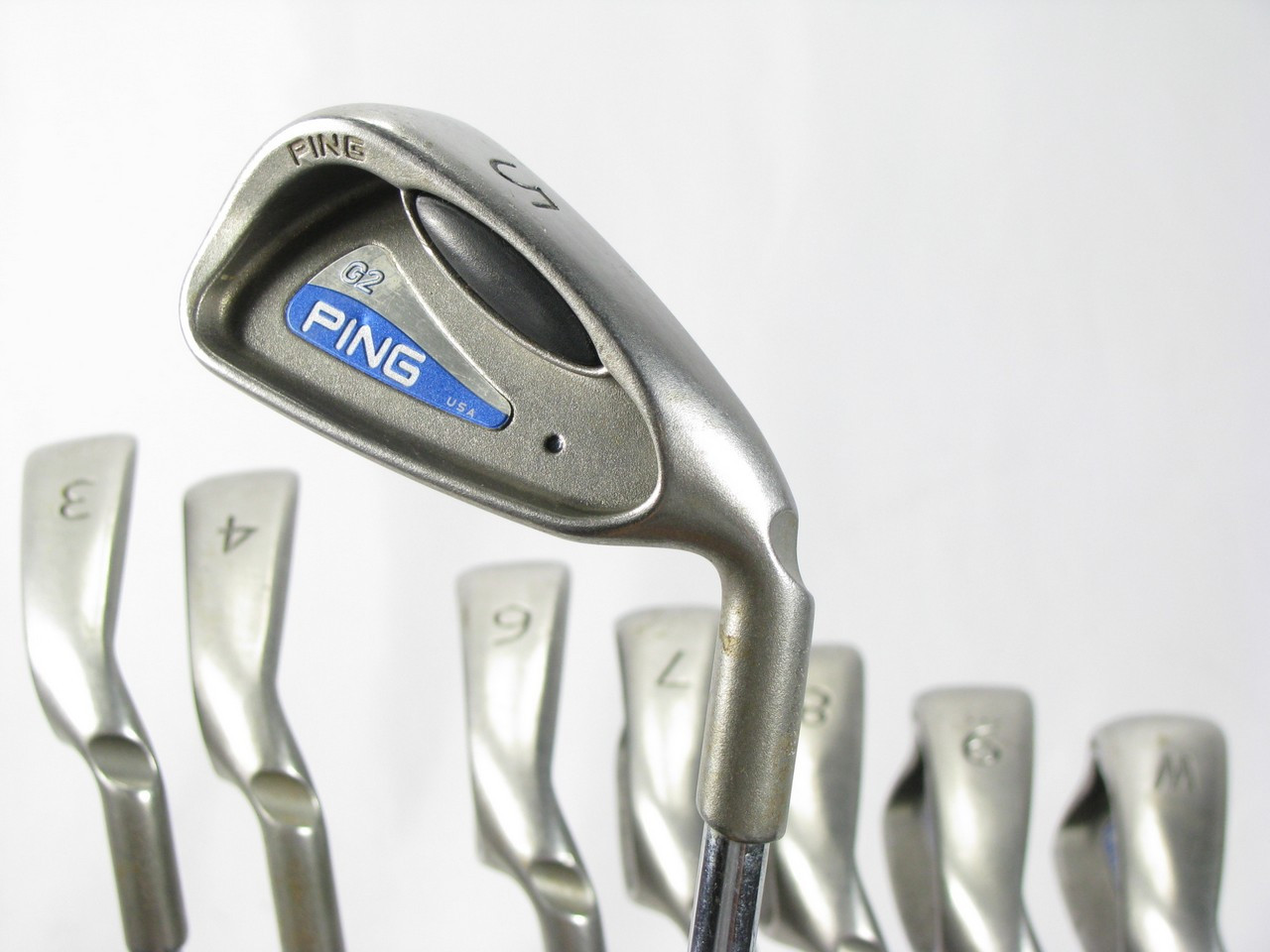 Ping G2 BLACK DOT Iron Set 3PW w/ Steel Stiff Flex CS Lite (Out of