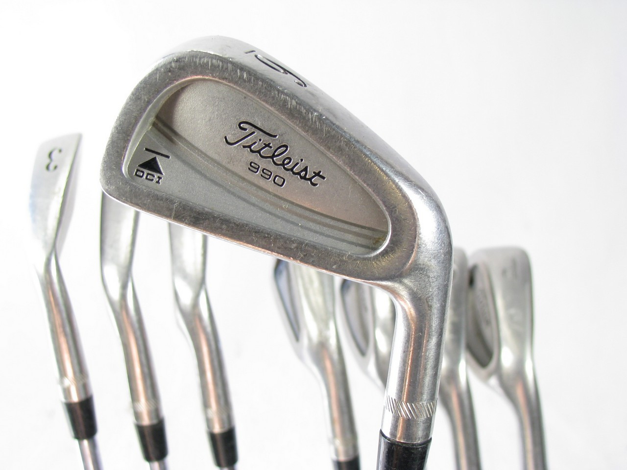 Titleist DCI 990 iron set 3PW w/ Steel Regular Flex R300 Clubs n