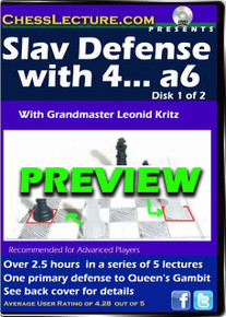 Slav Defense with 4... a6  2 DVD Set