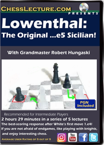 Lowenthal: The Original..e5 Sicilian! Front Cover