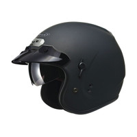 GMax GM32S Open-Face Helmet Matte Black