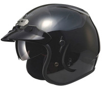 GMax GM32S Open-Face Helmet Black
