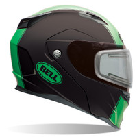 Bell Revolver Evo Rally Snow Helmet with Electric Shield Green