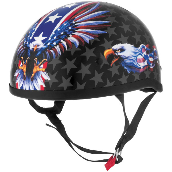 Skid Lid USA Flame Eagle Half Helme