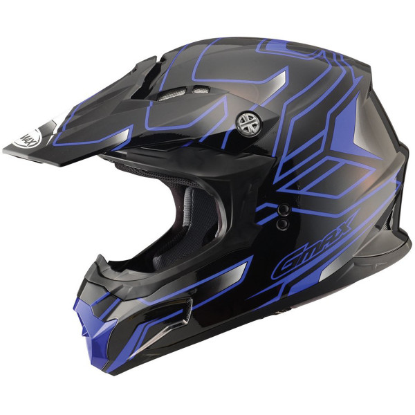 GMax MX86 Step Helmet Blue