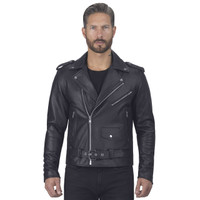 Viking Cycle American Eagle Leather Jacket for Men