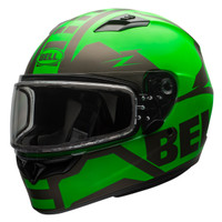 Bell Qualifier Momentum Snow Helmet with Dual Shield Green