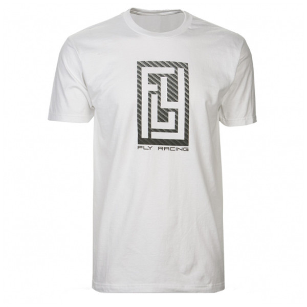Fly Racing Carbon Tee White