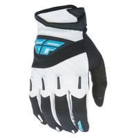 Fly Racing Youth F-16 Gloves Black/White