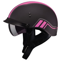 GMax GM65 Twin Full Dressed Half Helmet Pink