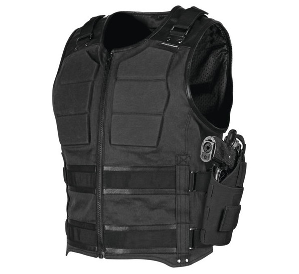 Speed and Strength Men's True Grit Armored Vest Black Main View