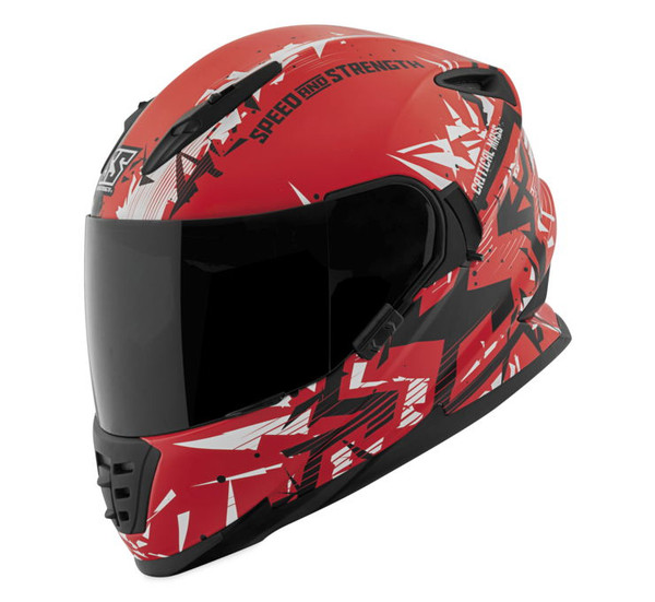 Speed and Strength SS1600 Critical Mass Helmet Red/White/Black Main View