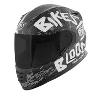 Speed and Strength SS1310 Bikes Are In My Blood Helmet Black/White View