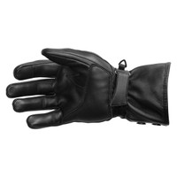 Black Brand Men's Pinstripe Gauntlet Gloves Inner View