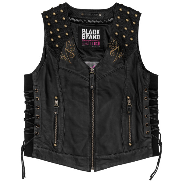 Black Brand Women's Mantra Leather Vest