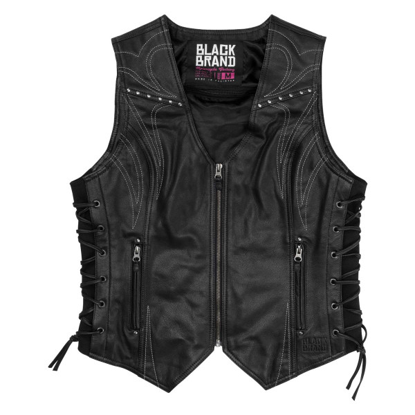 Black Brand Women's Janelle Leather Vest Main View
