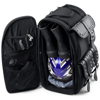 Vikingbags Extra Large Studded Motorcycle Sissy Bar Bag