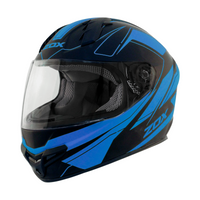 Zox Primo C Track Full Face Helmet Blue View
