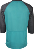 Fly Racing Ripa Three- Quater Jersey Teal/Black/White Back View