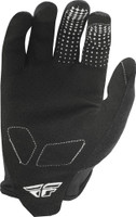 Fly Racing Media Gloves Black Back view