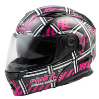 G-Max MD-01 Pink Ribbon Riders Helmet Main View