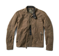 Roland Sands Design Men's Ronin Perforated Waxed Cotton Jacket
