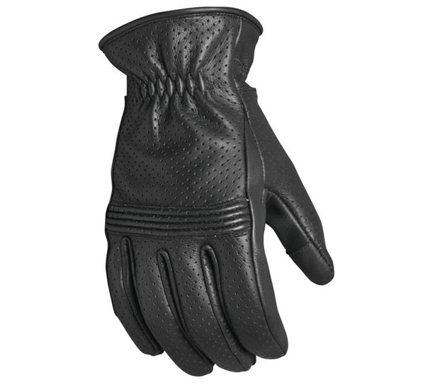 Roland Sands Design Men's Wellington Leather Gloves Black Main View