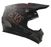 EVS T5 Fink Off Road Helmet For Men's Matte Black View