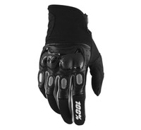 100% Men's Derestricted Gloves Black View