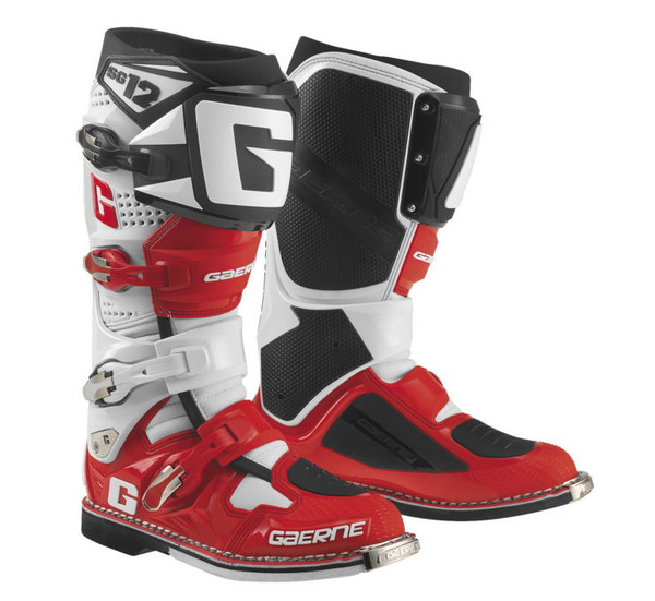 Gaerne SG-12 Boots For Men's LE White/Red/Black View