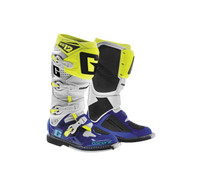 Gaerne SG-12 Boots For Men's White/Blue/Yellow View