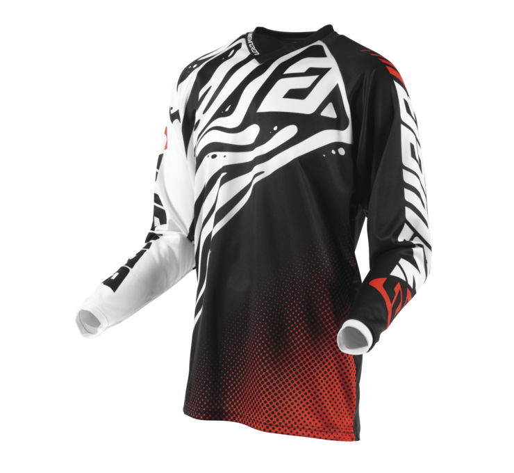 White/Black/Orange/Medium Answer Racing A19 Syncron Flow Mens Off-Road Motorcycle Jersey