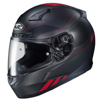 HJX CL-17 Combat Full Face Helmet For Men Black/Red View