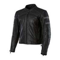 Olympia Long Beach Leather Jacket For Men's