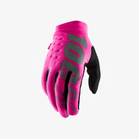 100% Women's Brisker Cold-Weather Gloves Pink View