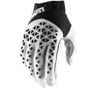 100% Airmatic Off Road Gloves For Men's Black/White/Silver View