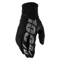 100% Men's Hydromatic Waterproof Off Road Glove For Men's Black/Grey View