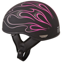 Fly Racing .357 Flame Helmet  Pink
