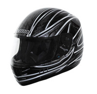 Vega Trak Junior Full Face Karting Helmet with Universe Graphic