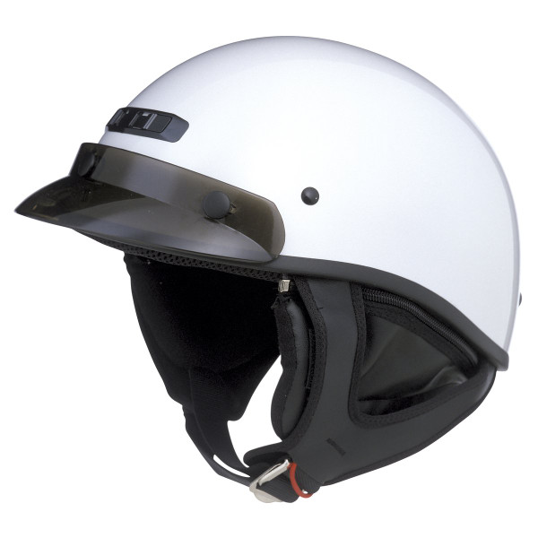 G-Max GM35F Solid Full Dressed Helmet White