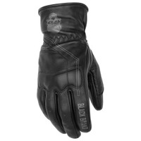 Black Brand Pinstripe Gloves Black