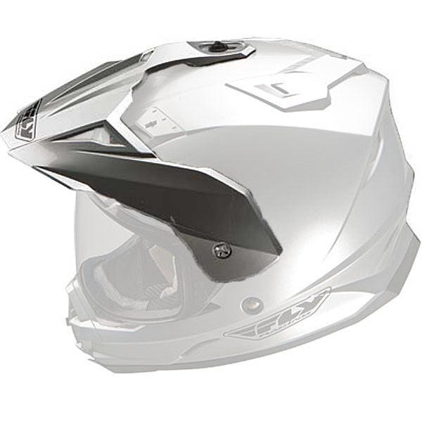 Fly Racing Replacement Visor for Trekker DS Helmet - 2015 Silver
