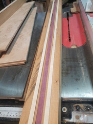 Goncalo maple purpleheart Bass guitar multi laminate neck