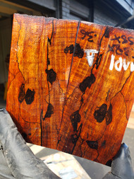 Spalted curly Maple  stabilized scales 10.12.23  A XL
