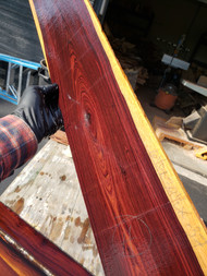 6 1/8" x 30.1 x .37 H
 