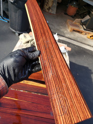 Brazilian kingwood guitar fingerboard 10.18.23 !