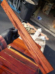  Brazilian kingwood guitar fingerboard 10.18.23 2