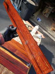cocobolo guitar fingerboard 10.18.23 B